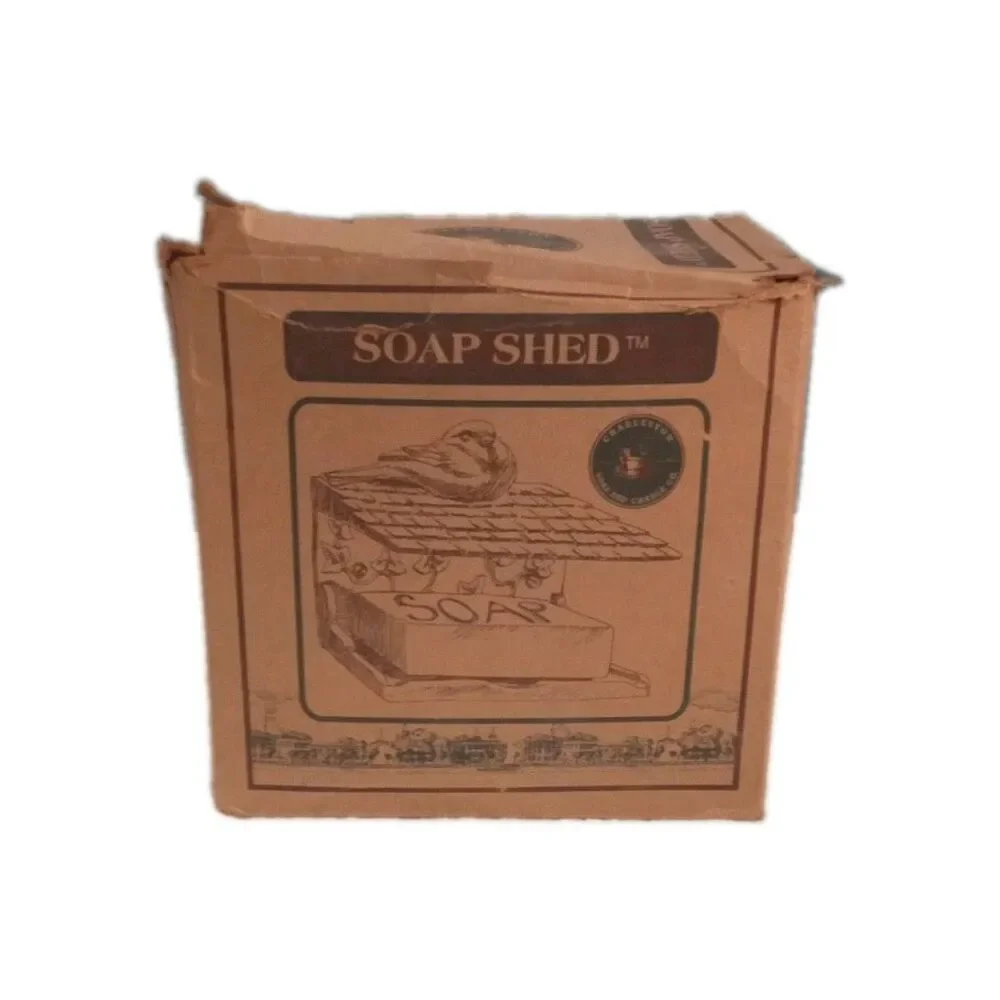 SOAP SHED Soap Bar Holder Squirrel Wall Mount Soap Dish 6 x 5 x 3